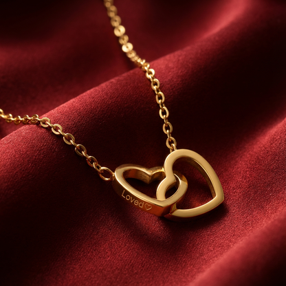 Forever Us Double Heart Necklace
