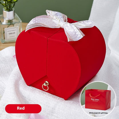 Eternal Rose Heart Jewelry Gift Box